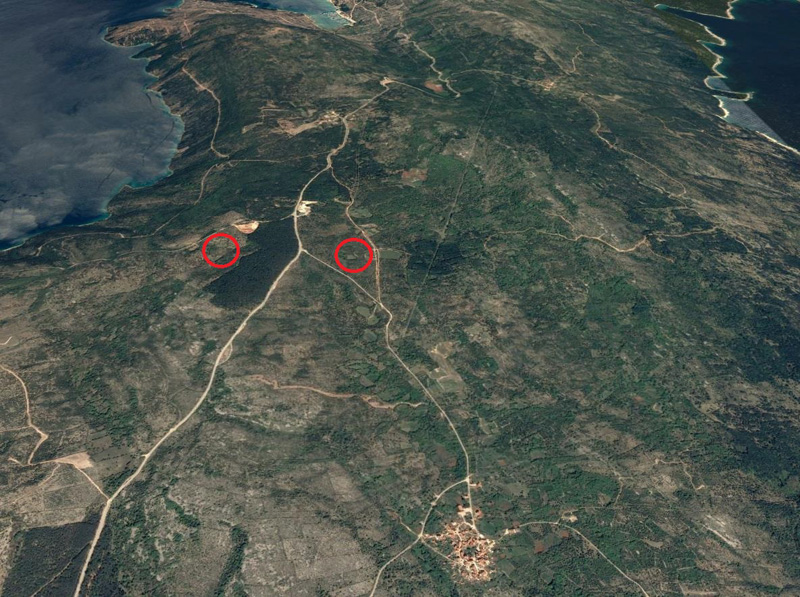 Location of the Orlec-Trinket – WEST Solar Power Plant on the island of Cres